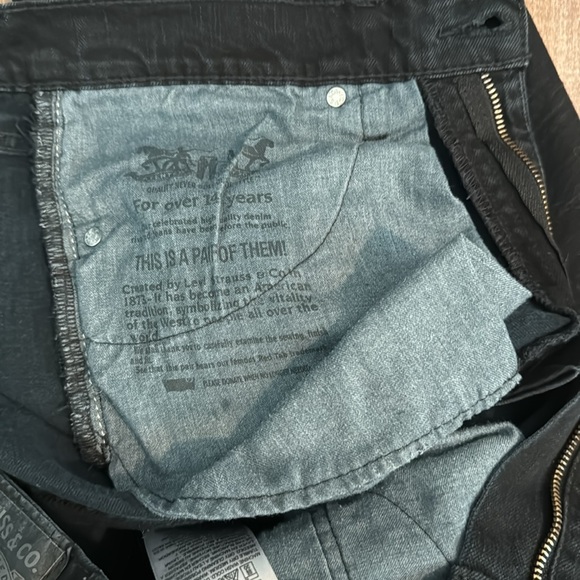 Levi 511 Black Jeans - Excellent Condition - Size 34x30 - Picture 5 of 5